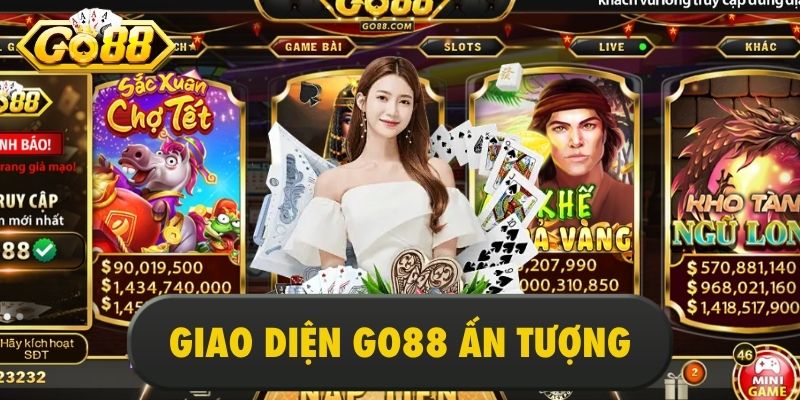 giao diện Go88 ấn tượng