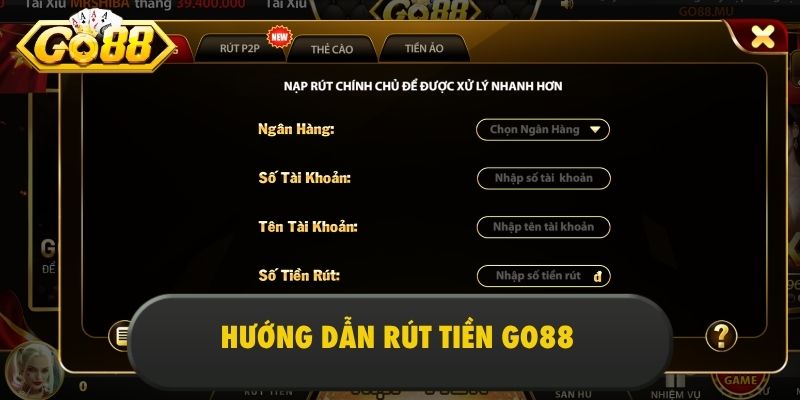 Hướng dẫn rút tiền
